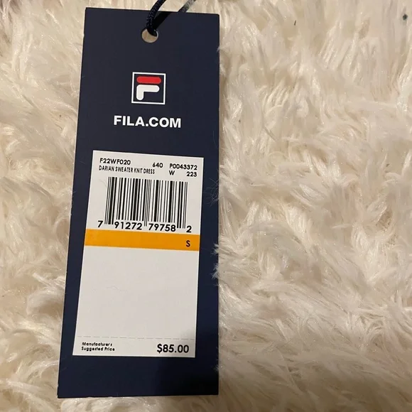 Fila Red Knit Mini Dress - Picture 4 of 4